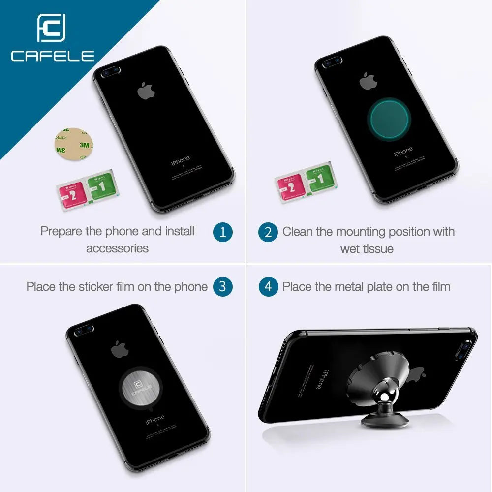 Soporte Magnético para Móvil – Universal para Coche y GPS