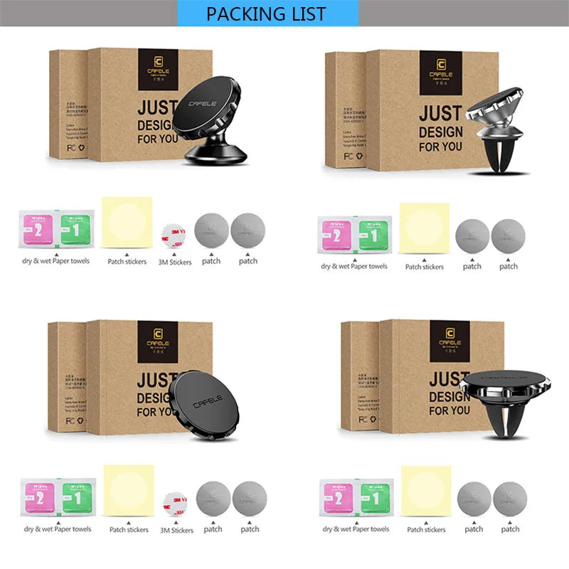 Soporte Magnético para Móvil – Universal para Coche y GPS